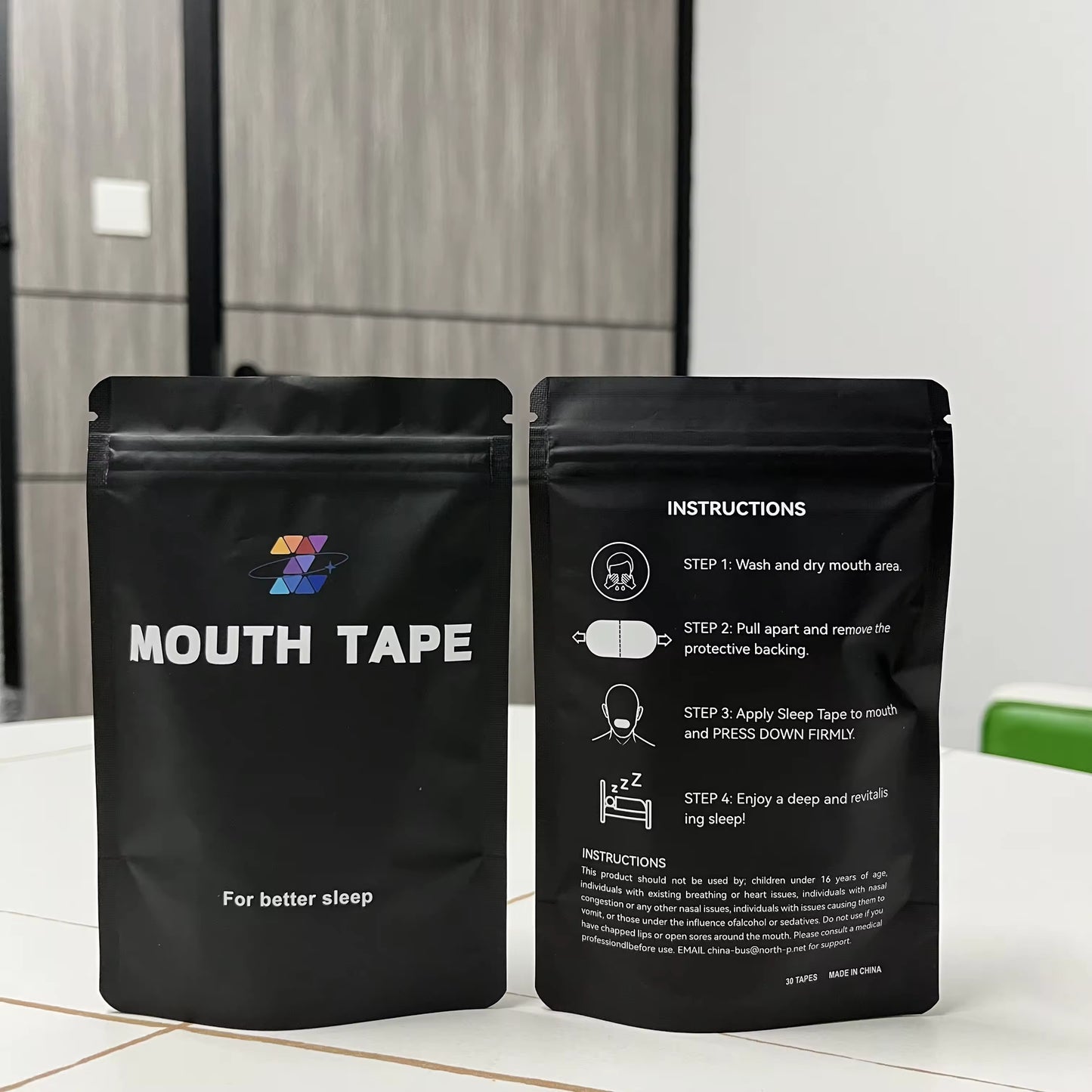 Somnia MouthTape — Tiras bucales para respiración nasal