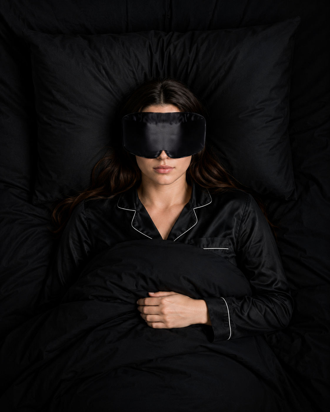 Somnia LightShield — Tapaojos de seda para oscuridad total